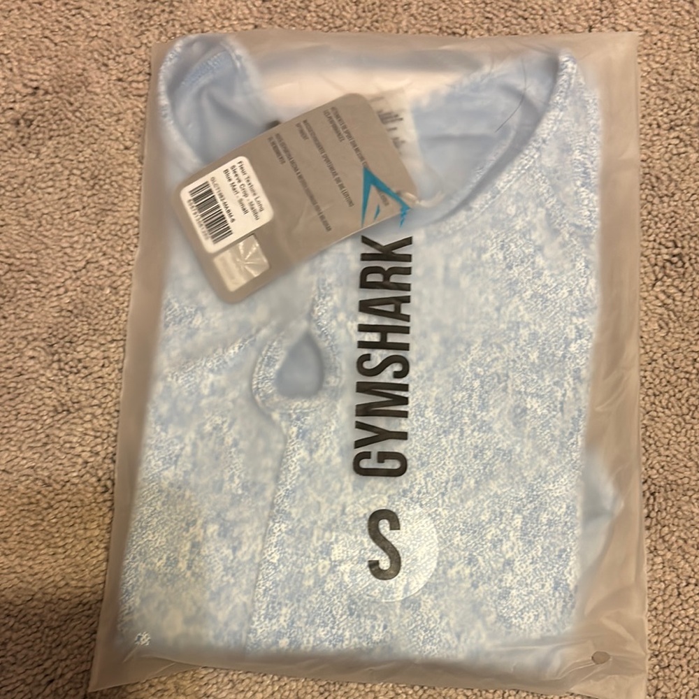 Gymshark Light Blue crop top